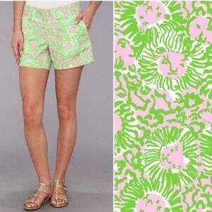 LILLY Pulitzer pink and green Callahan shorts‎